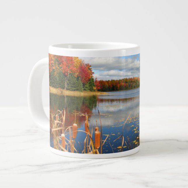Water | Mabel Lake Canada Giant Coffee Mug (Front Left)
