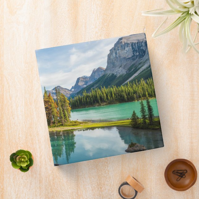 Water | Maligne Lake, Jasper National Park, Canada 3 Ring Binder (In Situ)