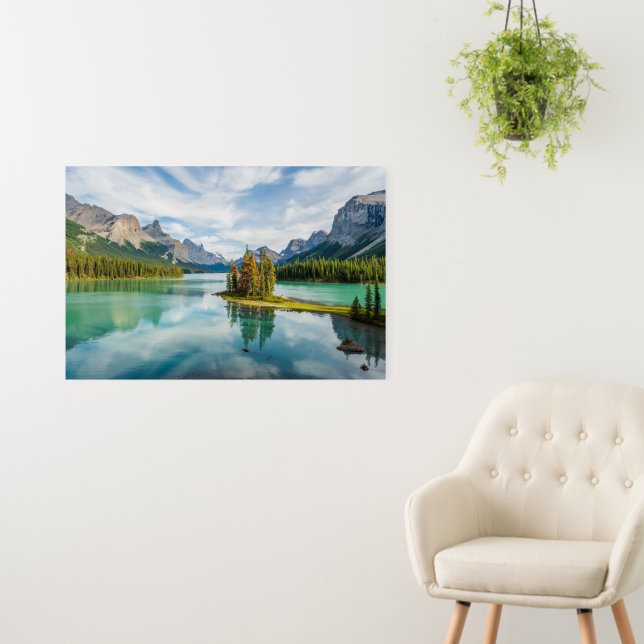 Water | Maligne Lake, Jasper National Park, Canada Foam Board (In Situ (Wall))