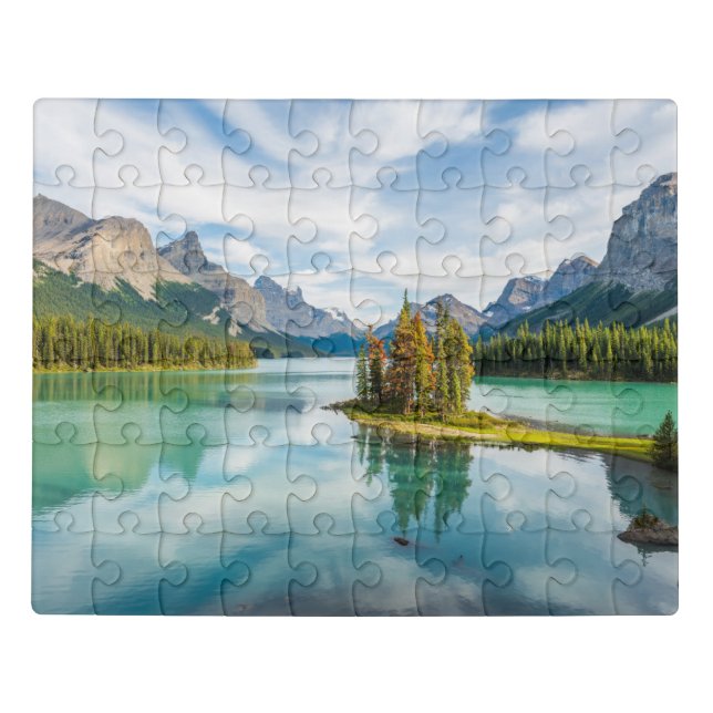 Water | Maligne Lake, Jasper National Park, Canada Jigsaw Puzzle (Puzzle Horizontal)