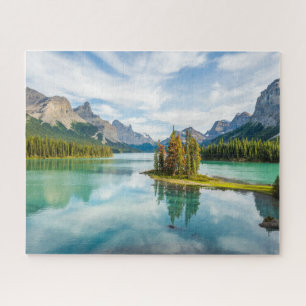 Water Maligne Lake, Jasper National Park, Canada Jigsaw Puzzle