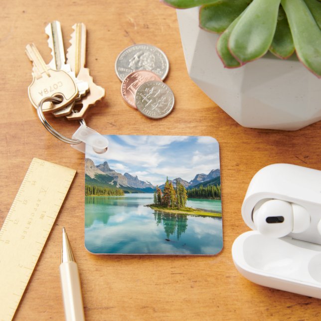 Water | Maligne Lake, Jasper National Park, Canada Keychain (Desk)