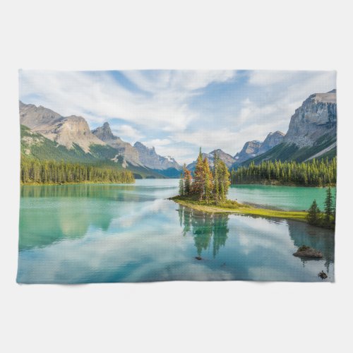 Water  Maligne Lake Jasper National Park Canada Kitchen Towel