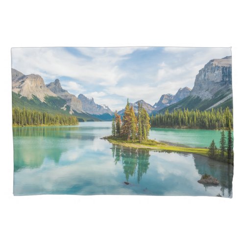 Water  Maligne Lake Jasper National Park Canada Pillow Case