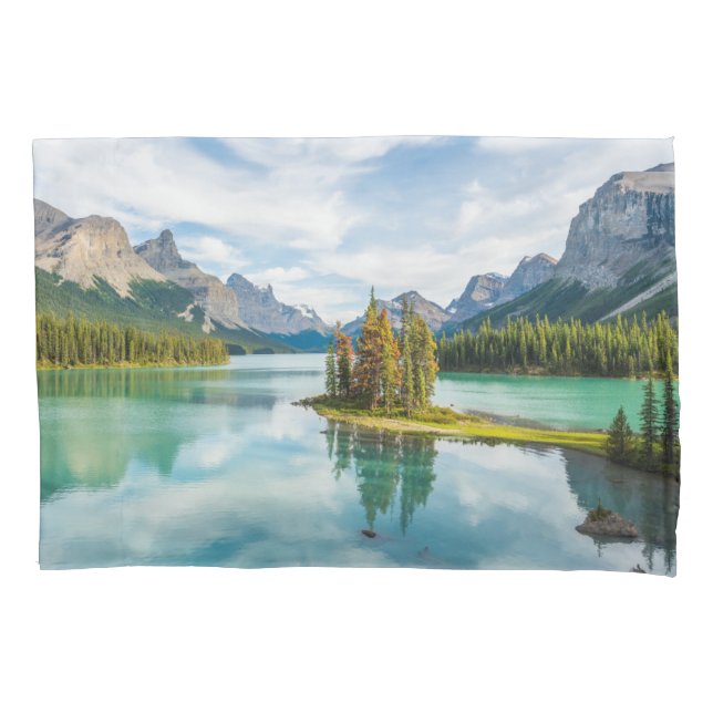 Water | Maligne Lake, Jasper National Park, Canada Pillow Case (Front)