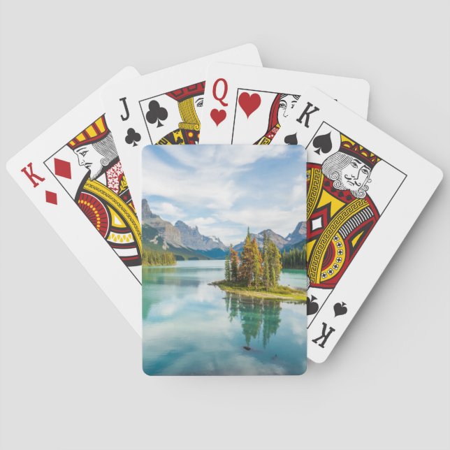 Water | Maligne Lake, Jasper National Park, Canada Poker Cards (Back)