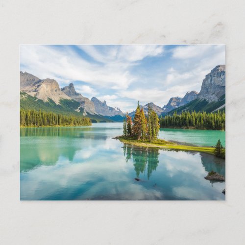 Water  Maligne Lake Jasper National Park Canada Postcard