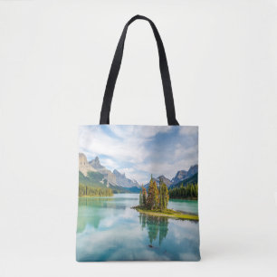 Water Maligne Lake, Jasper National Park, Canada Tote Bag