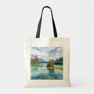 Water Maligne Lake, Jasper National Park, Canada Tote Bag