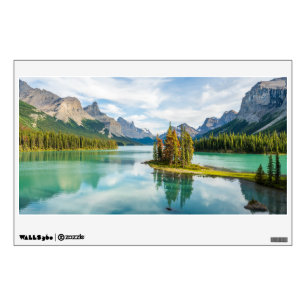 Water Maligne Lake, Jasper National Park, Canada Wall Decal