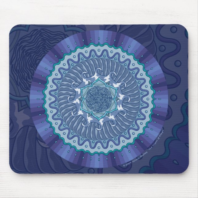 Water Mandala Mousepad (Front)