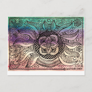 Water Mandala Postcard