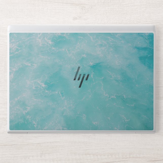 Water Marble Elegant HP Laptop Skin  (Front)