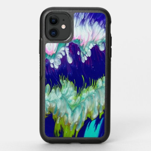 Water Marbling Paint OtterBox Symmetry iPhone 11 Case