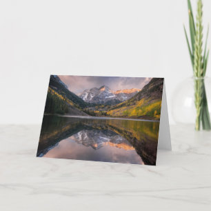 Water   Maroon Bells Colorado Card