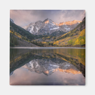 Water Maroon Bells Colorado Magnet