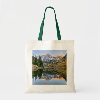 Water | Maroon Bells Lake Aspen Trees Tote Bag by intothewild at Zazzle