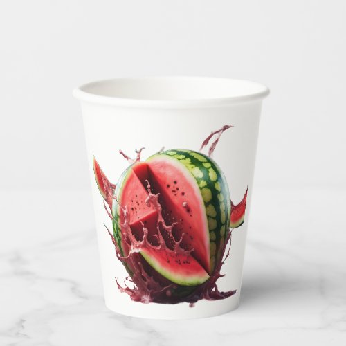 Water Melon Paper Cups