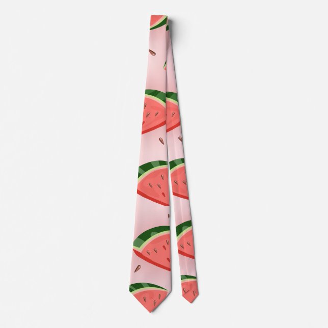 Water Melon Pattern Neck Tie (Front)