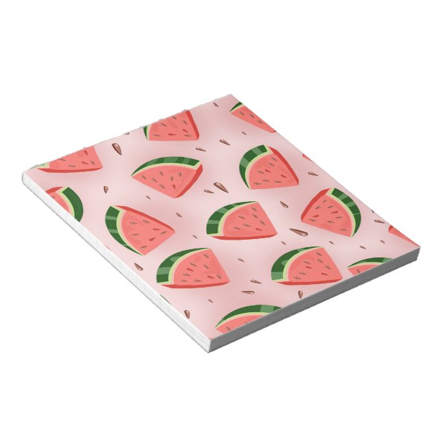 Water Melon Pattern Notepad (Angled)