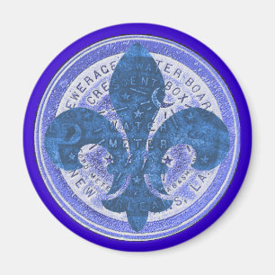 Water Meter Fleur De Lis Magnet