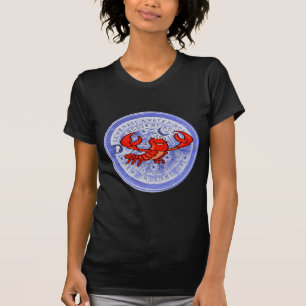Water Meter Lid in Blue, Crawfish Time T-Shirt