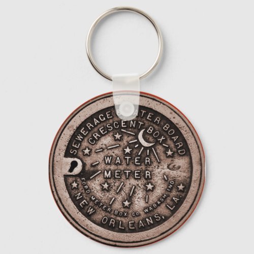 Water Meter Lid Keychain