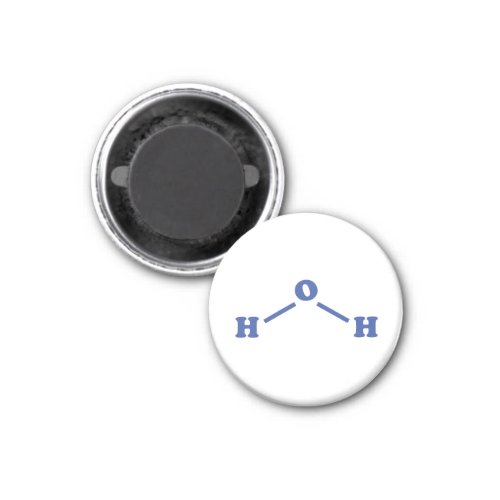 Water Molecular Chemical Formula Magnet