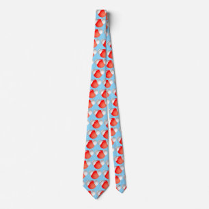 Water Molecule H2O Double Sided Neck Tie