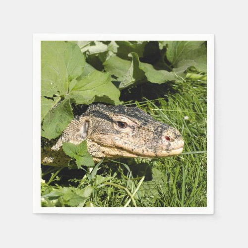 Water monitor lizard napkins