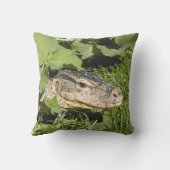 Water monitor lizard outdoor pillow (Back)