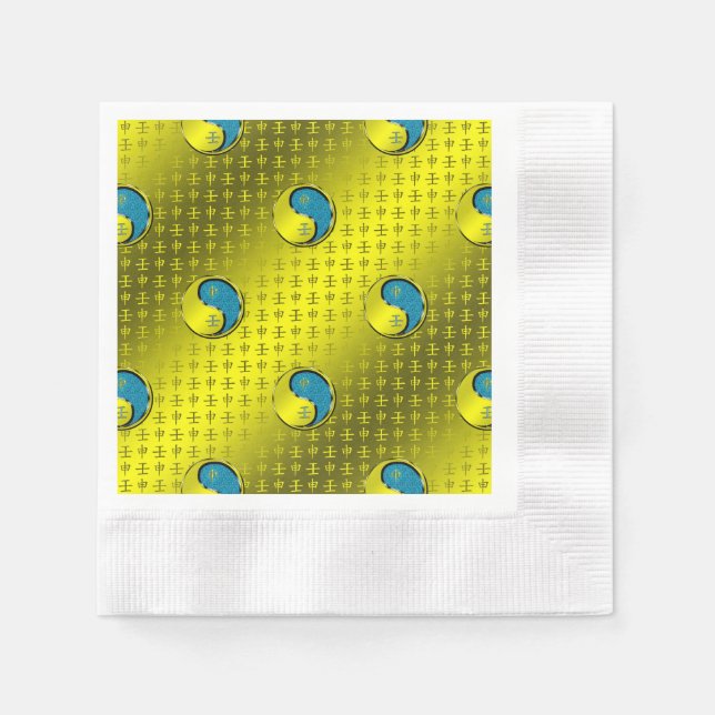 Water Monkey Napkins (Front)