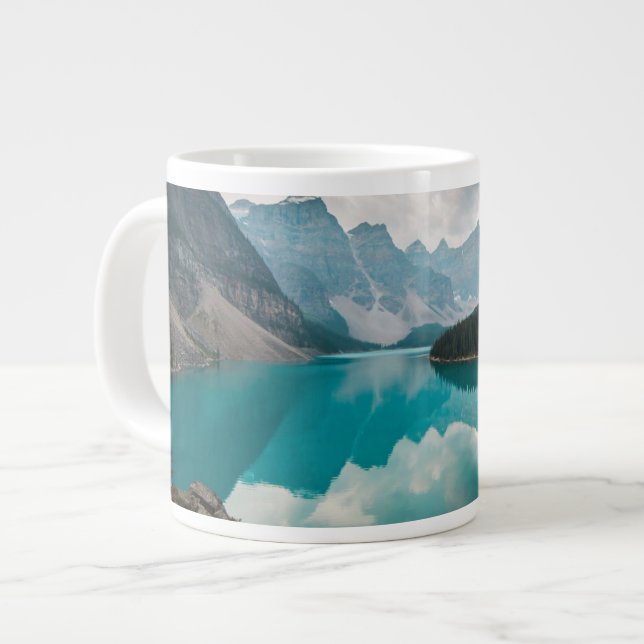 Water | Moraine Lake Alberta Canada Giant Coffee Mug (Front Left)