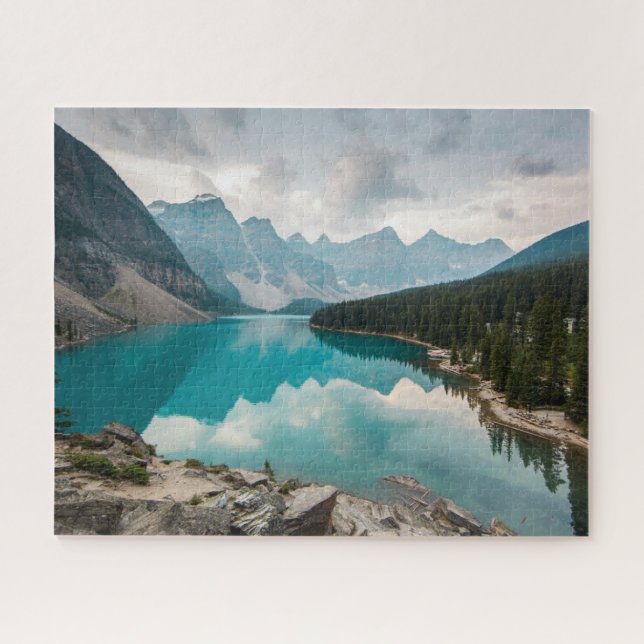 Water | Moraine Lake Alberta Canada Jigsaw Puzzle (Horizontal)