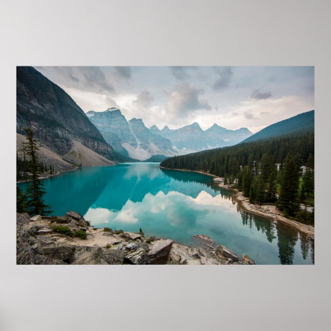 Water | Moraine Lake Alberta Canada Poster (Front)