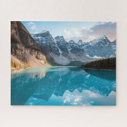 Water  Moraine Lake Banff National Park Canada Jigsaw Puzzle