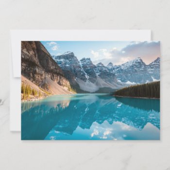 Water | Moraine Lake Banff National Park Canada Thank You Card by intothewild at Zazzle