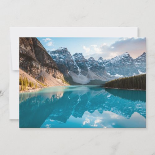 Water  Moraine Lake Banff National Park Canada Thank You Card