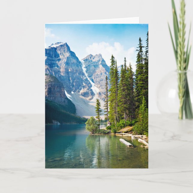 Water | Moraine Lake, Canada Card (Front)