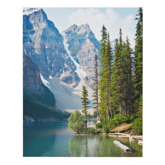 Water | Moraine Lake, Canada Faux Canvas Print (Front)