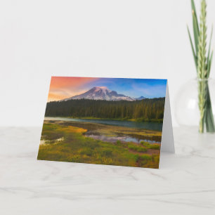 Water Mt. Rainier National Park, Washington Card