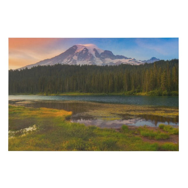 Water | Mt. Rainier National Park, Washington Faux Canvas Print (Front)