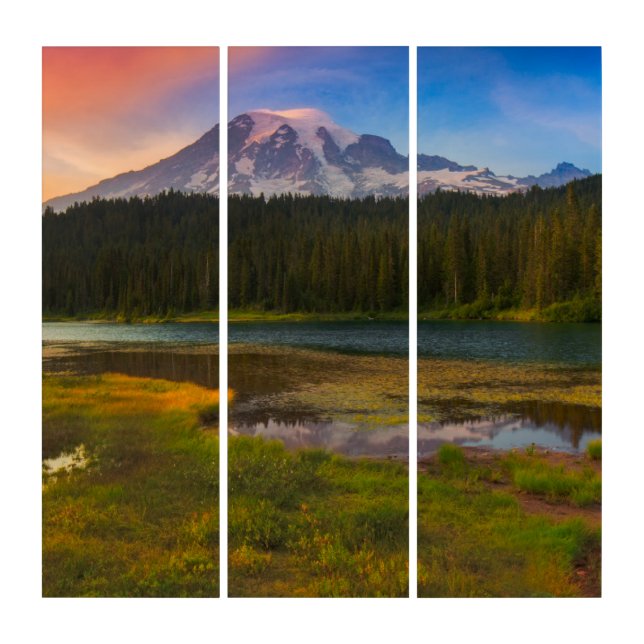 Water | Mt. Rainier National Park, Washington Triptych (Front)
