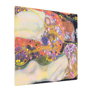 Water Nymphs 2   Gustav Klimt   Metal Print