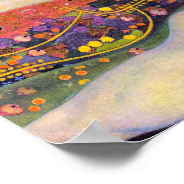 Water Nymphs 2 | Gustav Klimt | Poster (Corner)