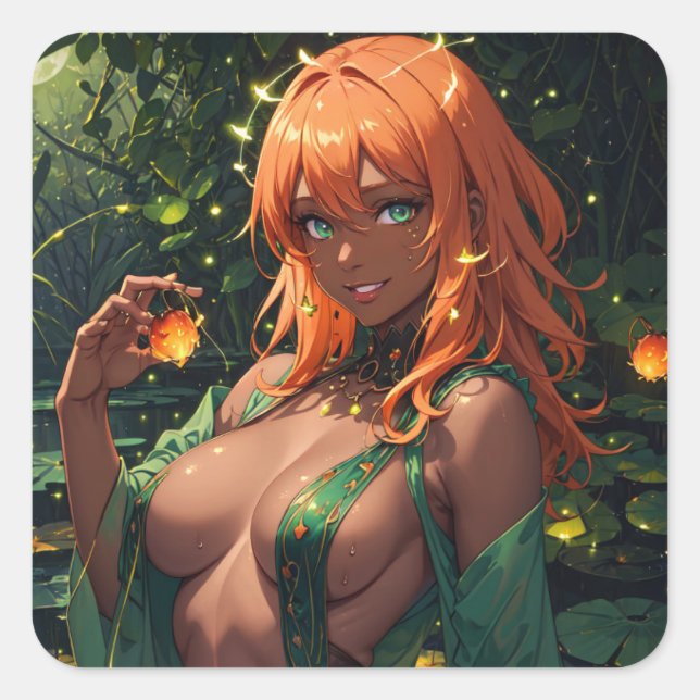 Water Nymphs   Square Sticker (Front)