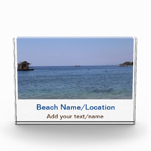 water ocean beach photo add name text place summer