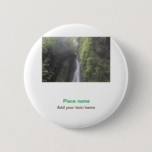 water ocean beach photo add name text place summer button (Front)