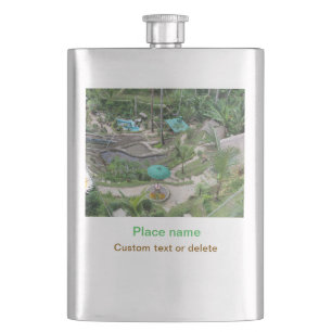 water ocean beach photo add name text place summer flask