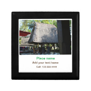 water ocean beach photo add name text place summer gift box
